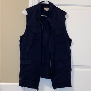 Navy blue vest